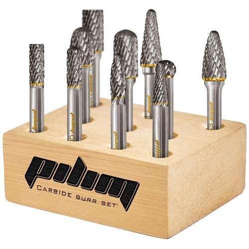 10pc tungsten carbide burr set - tungsten,