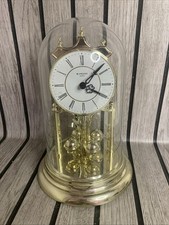 Vintage Junghans Anniversary Mantel Desk Table Dome Clock  Made In Germany