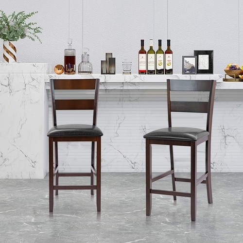Pack bar stools wood - bar, padded
