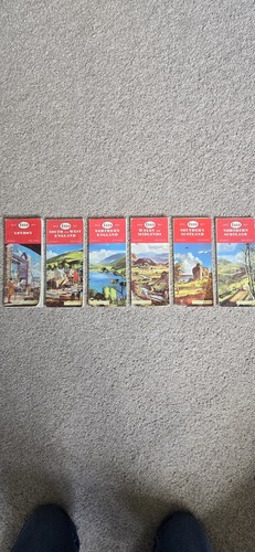 Vintage 1960s esso road maps - vintage,
