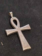 Large Sterling Silver Ankh Cross