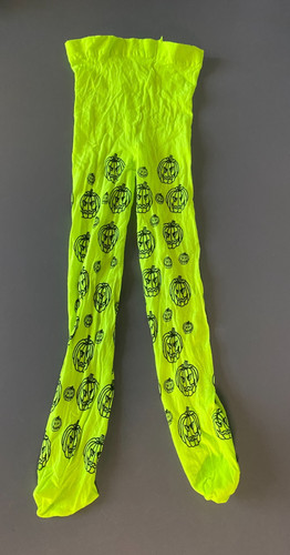 Girls neon yellow pumpkin - girls,