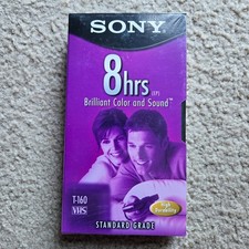 SEALED Sony T-160 VHS 8 HRS