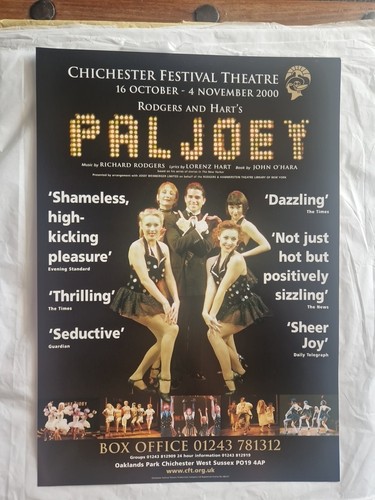 Pal joey theatre poster - pal,