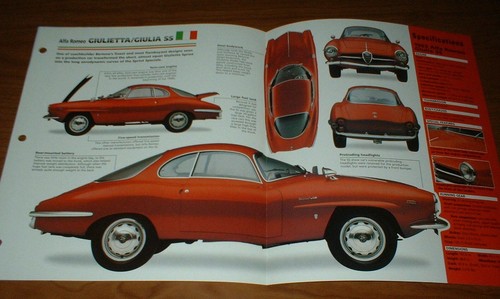 1963 alfa romeo giulia - ss, spec