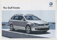 CAR BROCHURE: VOLKSWAGEN GOLF ESTATE - AUGUST 2012 (S/SE/SPORTLINE)