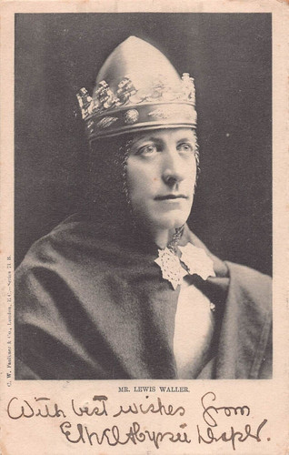 Postcard edwardian actor - postcard,