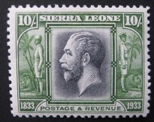 1933 Sierra Leone 10s  SG 179