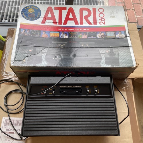 Vintage boxed atari 2600 - boxed,