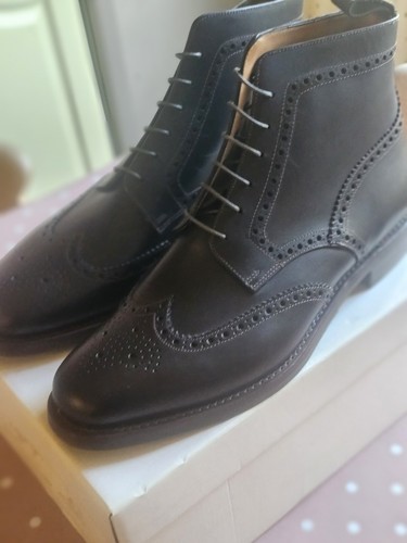 Loake george blue leather - george,