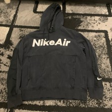 Nike Men's Pullover Hoodie Sweatshirt Size Small, Black/White