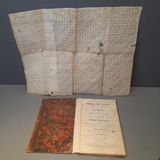 OCCULT The Book of Fate by H.Kirchenhoffer 1830 with ORACLE CHART Very Rare