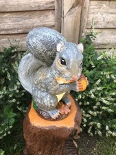 Vintage Garden Squirrel Ornament fully restored to brighten your garden area