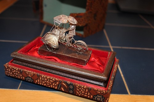 Oriental silver filigree