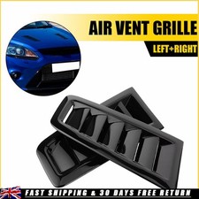 ABS Left & Right Front Bonnet Vents Universal Bonnet Air Vents Engine Hood Pair