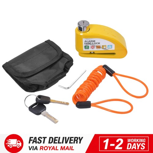 Motorbike security alarm disc - motorbike,