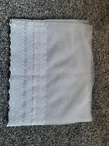Lace white trim - lace, metres