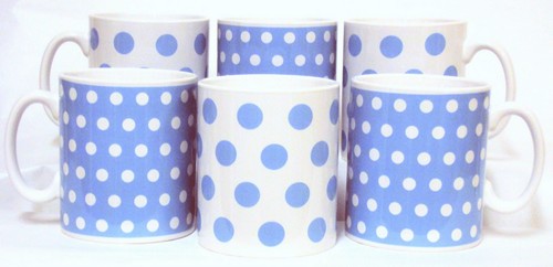 Baby blue dots and - baby,