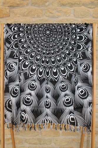 New peacock sarong light - new,