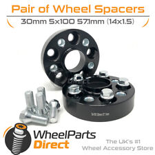 Bolt-On Wheel Spacers (2) 5x100 57.1 30mm for VW Golf [Mk4] 97-05