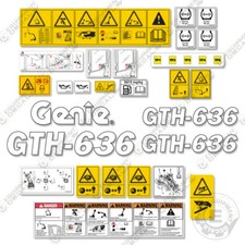 Fits Genie GTH-636 Decal Kit