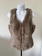 Y2K Esprit Faux Fur Gilet Vest