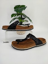 Betula By Birkenstock Women's Black Strap Thong Sandals Size 9 US