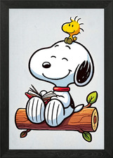 Snoopy and Woodstock Reading