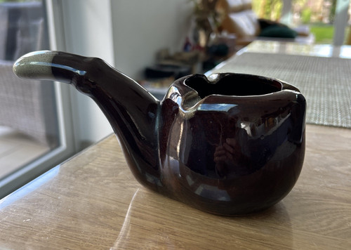 Vintage large ceramic pipe - large,