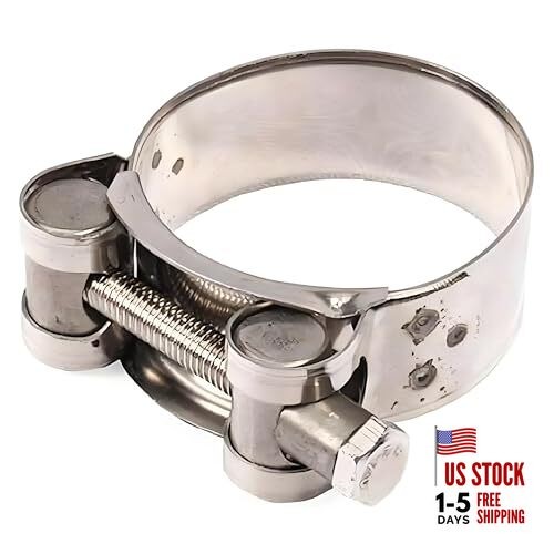 Stainless steel exhaust band - stainless,
