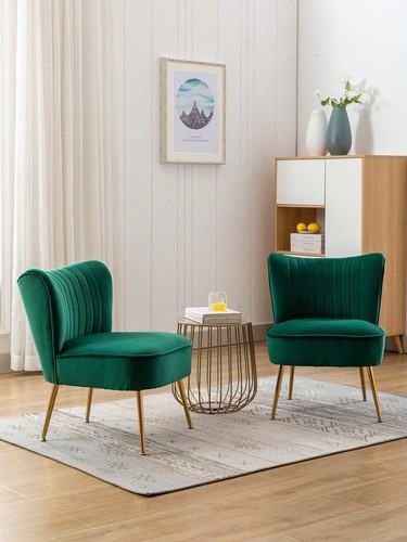 1piece velvet office chair - 1piece,