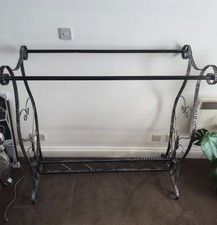 Double Large Ornate Metal Clothes Rail