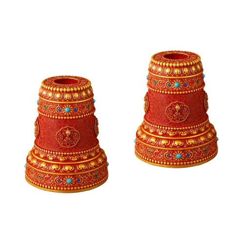 Silver resin prayer wheel - resin,