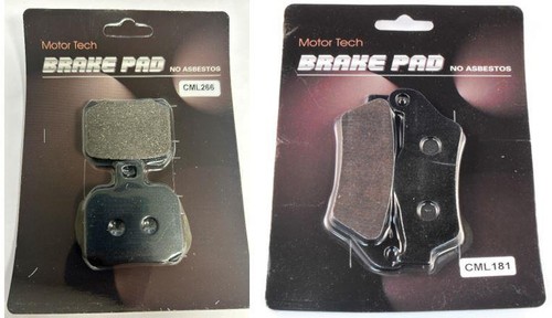 Front rear brake pads - brake,