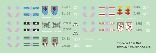 Mark decals dmf7207 72 - i,