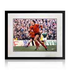 Johan Cruyff Signed Netherlands Photo Compact Frame (AFTAL Authentication)
