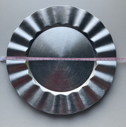 Large 30cm melamine silver - 30cm,