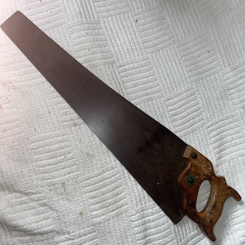 Vintage hand saw - saw,