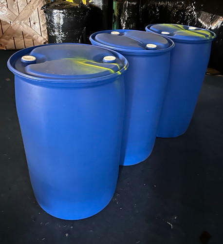 Blue plastic storage - blue,