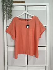 M&S Ladies 100% Tunic Top Size