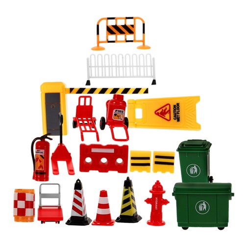 19pcs mini road - 19pcs, sign