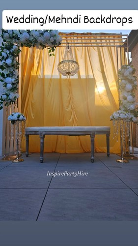 Mehndi backdrop wedding stages