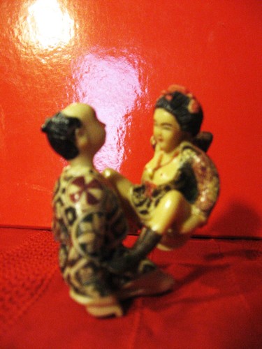 Pair japanese samurai geisha - samurai,