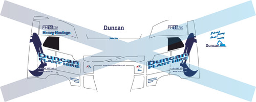 Scale duncan plant hire - 1:50,