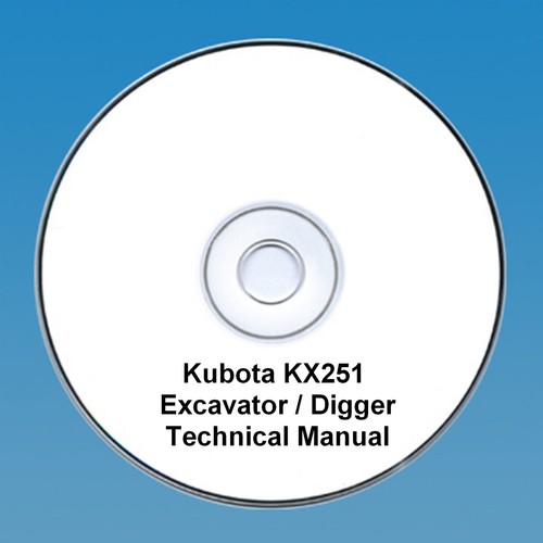 Kubota kx251 excavator - kubota,