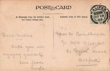 FAMILY HISTORY POSTCARD - Miss BRAITHWAITE - HALIFAX DYSON ROAD c1905