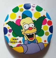 THE SIMPSONS LARGE BUTTON