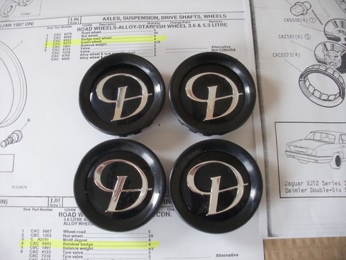 Daimler wheel badge and - wheel,