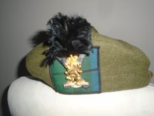 ROYAL REGIMENT OF SCOTLAND TAM O SHANTER BLACK HACKLE VARIOUS SIZES BRITISH ARMY