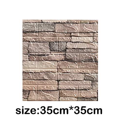 12pcs foam brick wall - 3d,